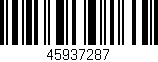 Código de barras (EAN, GTIN, SKU, ISBN): '45937287'