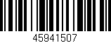 Código de barras (EAN, GTIN, SKU, ISBN): '45941507'