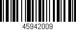 Código de barras (EAN, GTIN, SKU, ISBN): '45942009'