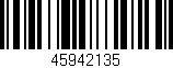 Código de barras (EAN, GTIN, SKU, ISBN): '45942135'