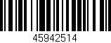 Código de barras (EAN, GTIN, SKU, ISBN): '45942514'