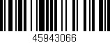 Código de barras (EAN, GTIN, SKU, ISBN): '45943066'