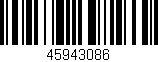 Código de barras (EAN, GTIN, SKU, ISBN): '45943086'