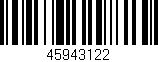 Código de barras (EAN, GTIN, SKU, ISBN): '45943122'