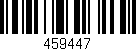 Código de barras (EAN, GTIN, SKU, ISBN): '459447'