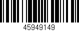 Código de barras (EAN, GTIN, SKU, ISBN): '45949149'