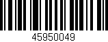 Código de barras (EAN, GTIN, SKU, ISBN): '45950049'