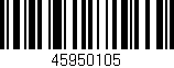 Código de barras (EAN, GTIN, SKU, ISBN): '45950105'