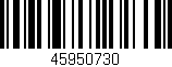 Código de barras (EAN, GTIN, SKU, ISBN): '45950730'