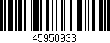 Código de barras (EAN, GTIN, SKU, ISBN): '45950933'