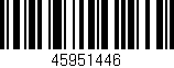 Código de barras (EAN, GTIN, SKU, ISBN): '45951446'