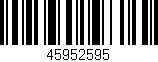 Código de barras (EAN, GTIN, SKU, ISBN): '45952595'