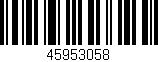Código de barras (EAN, GTIN, SKU, ISBN): '45953058'