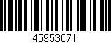 Código de barras (EAN, GTIN, SKU, ISBN): '45953071'