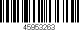 Código de barras (EAN, GTIN, SKU, ISBN): '45953263'