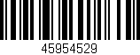 Código de barras (EAN, GTIN, SKU, ISBN): '45954529'