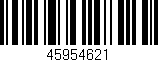 Código de barras (EAN, GTIN, SKU, ISBN): '45954621'