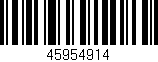 Código de barras (EAN, GTIN, SKU, ISBN): '45954914'