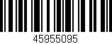 Código de barras (EAN, GTIN, SKU, ISBN): '45955095'