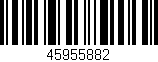 Código de barras (EAN, GTIN, SKU, ISBN): '45955882'