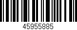 Código de barras (EAN, GTIN, SKU, ISBN): '45955885'