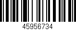 Código de barras (EAN, GTIN, SKU, ISBN): '45956734'