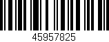Código de barras (EAN, GTIN, SKU, ISBN): '45957825'