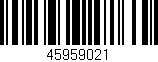 Código de barras (EAN, GTIN, SKU, ISBN): '45959021'