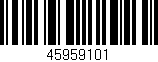 Código de barras (EAN, GTIN, SKU, ISBN): '45959101'