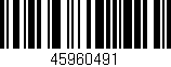 Código de barras (EAN, GTIN, SKU, ISBN): '45960491'