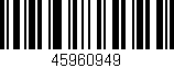 Código de barras (EAN, GTIN, SKU, ISBN): '45960949'