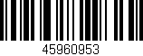 Código de barras (EAN, GTIN, SKU, ISBN): '45960953'