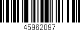 Código de barras (EAN, GTIN, SKU, ISBN): '45962097'