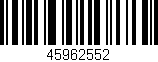 Código de barras (EAN, GTIN, SKU, ISBN): '45962552'