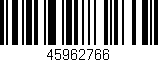 Código de barras (EAN, GTIN, SKU, ISBN): '45962766'
