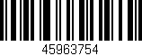 Código de barras (EAN, GTIN, SKU, ISBN): '45963754'
