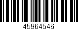 Código de barras (EAN, GTIN, SKU, ISBN): '45964546'