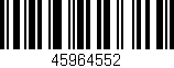 Código de barras (EAN, GTIN, SKU, ISBN): '45964552'