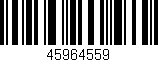 Código de barras (EAN, GTIN, SKU, ISBN): '45964559'