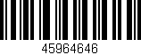 Código de barras (EAN, GTIN, SKU, ISBN): '45964646'