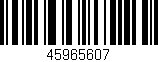 Código de barras (EAN, GTIN, SKU, ISBN): '45965607'