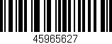 Código de barras (EAN, GTIN, SKU, ISBN): '45965627'