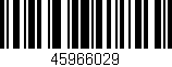 Código de barras (EAN, GTIN, SKU, ISBN): '45966029'