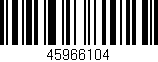 Código de barras (EAN, GTIN, SKU, ISBN): '45966104'