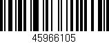 Código de barras (EAN, GTIN, SKU, ISBN): '45966105'