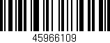 Código de barras (EAN, GTIN, SKU, ISBN): '45966109'