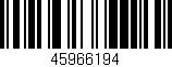 Código de barras (EAN, GTIN, SKU, ISBN): '45966194'
