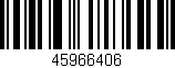 Código de barras (EAN, GTIN, SKU, ISBN): '45966406'