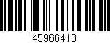 Código de barras (EAN, GTIN, SKU, ISBN): '45966410'