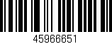 Código de barras (EAN, GTIN, SKU, ISBN): '45966651'